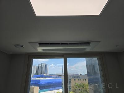 경기도 평택시 고덕동 고덕국제시도시 서한에듀센텀 시스템에어컨 실내기