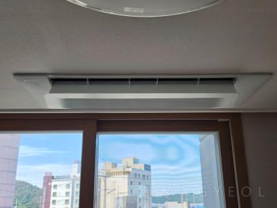 경상남도 통영시 광도면 주영 더 팰리스 5차아파트 시스템에어컨 실내기