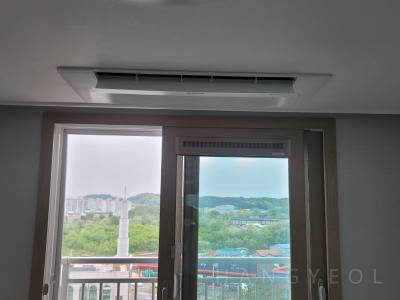 경기도 화성시 기안동 화성 우방 아이유쉘 MEGA CITY 2단지 시스템에어컨 설치 사례