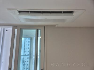 충청남도 아산시 탕정면 탕정푸르지오리버파크 시스템에어컨 설치 사례