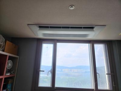 충청남도 아산시 탕정면 탕정삼성트라팰리스아파트 시스템에어컨 설치 사례