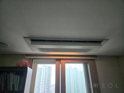 경기도 하남시 풍산동 미사강변센트럴자이 시스템에어컨 설치 사례