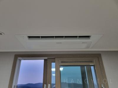 경기도 용인시 기흥구 구갈동 강남마을코오롱하늘채아파트 시스템에어컨 설치 사례