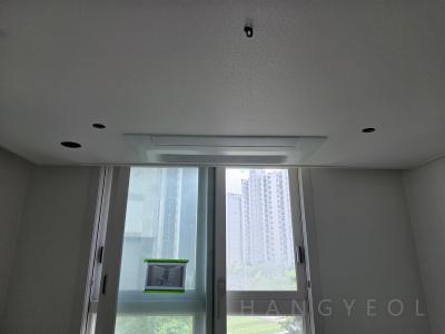 충청남도 아산시 풍기동 이지더원 2차 아파트 시스템에어컨 설치 사례