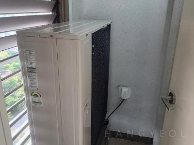 경기도 화성시 동탄구 청계동 동탄역 롯데캐슬알바트로스 시스템에어컨 실외기