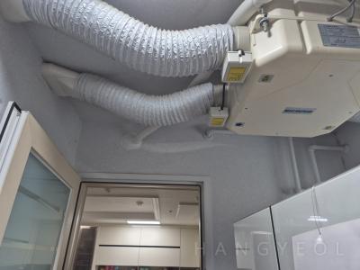 충청남도 홍성군 홍북읍 한울마을 모아엘가 아파트 시스템에어컨 실외기