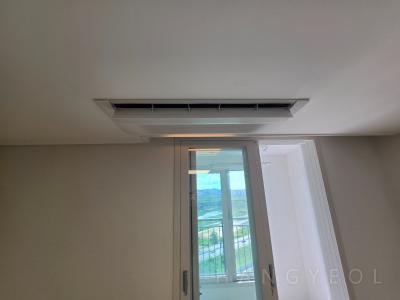 충청남도 아산시 탕정면 탕정푸르지오리버파크 시스템에어컨 설치 사례