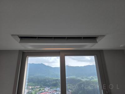 충청북도 옥천군 옥천읍 금호어울림더퍼스트아파트 시스템에어컨 설치 사례