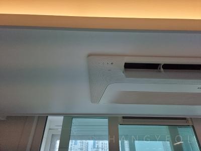 경기도 성남시 분당구 삼평동 봇들마을8단지아파트 시스템에어컨 설치 사례