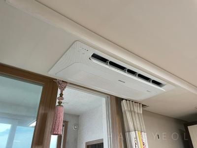 경기도 수원시 영통구 이의동 자연앤자이 시스템에어컨 설치 사례
