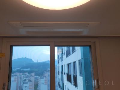 경기도 용인시 수지구 신봉동 수지스카이뷰푸르지오 시스템에어컨 설치 사례