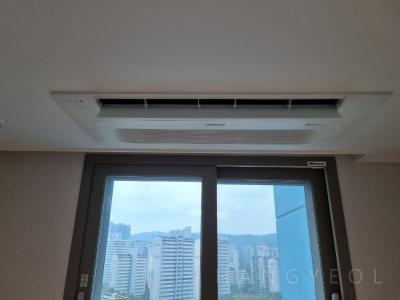 경기도 성남시 분당구 삼평동 봇들마을8단지아파트 시스템에어컨 설치 사례