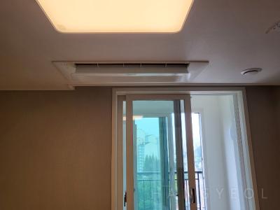 경기도 용인시 수지구 신봉동 수지스카이뷰푸르지오 시스템에어컨 설치 사례