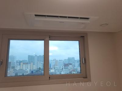 경기도 수원시 팔달구 매교동 매교역푸르지오SK VIEW 시스템에어컨 설치 사례