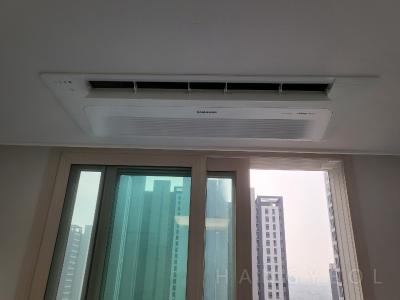 충청북도 청주시 상당구 서운동 충북이용원 시스템에어컨 설치 사례