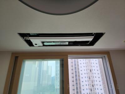 충청남도 천안시 서북구 백석동 백석 더샵 아파트 시스템에어컨 설치 사례