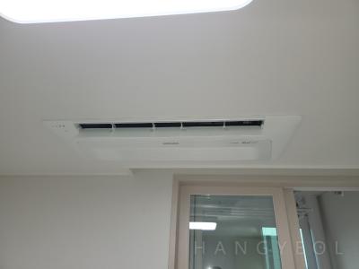 충청남도 아산시 음봉면  효성헤링턴 시스템에어컨 설치 사례